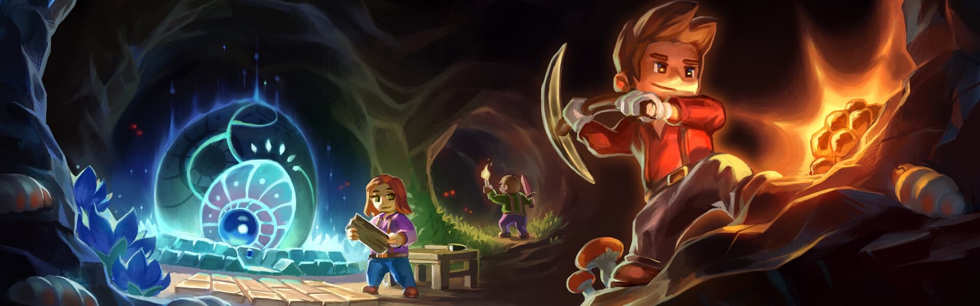 Core Keeper: Underground mining sandbox, co-op